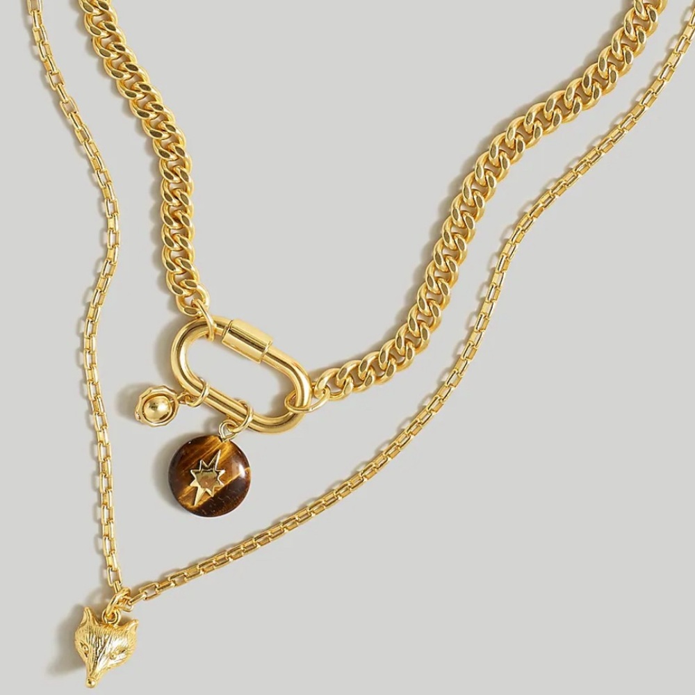 Madewell carabiner necklace